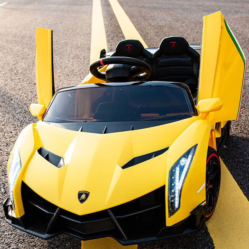 awz超奢 小孩大人能坐能开的大号兰博基尼儿童电动车可坐人跑车宝宝