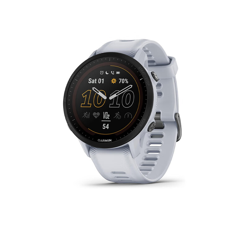 Garmin ����  Forerunner955 ����GPS�ܲ��ֱ� ������ ���ò�ɫ��ʾ�� רΪ���������˶�Ա��� ��ʯɫ