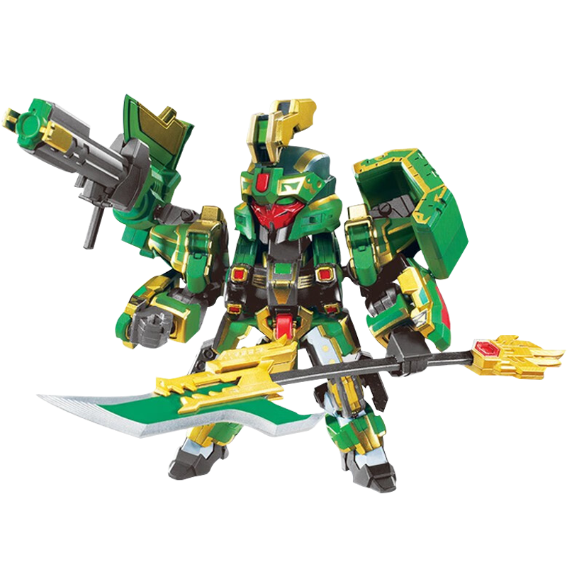 猎兵凯能前导机器人模型男孩拼装玩具跑跑卡丁车三国 关羽凯能553032