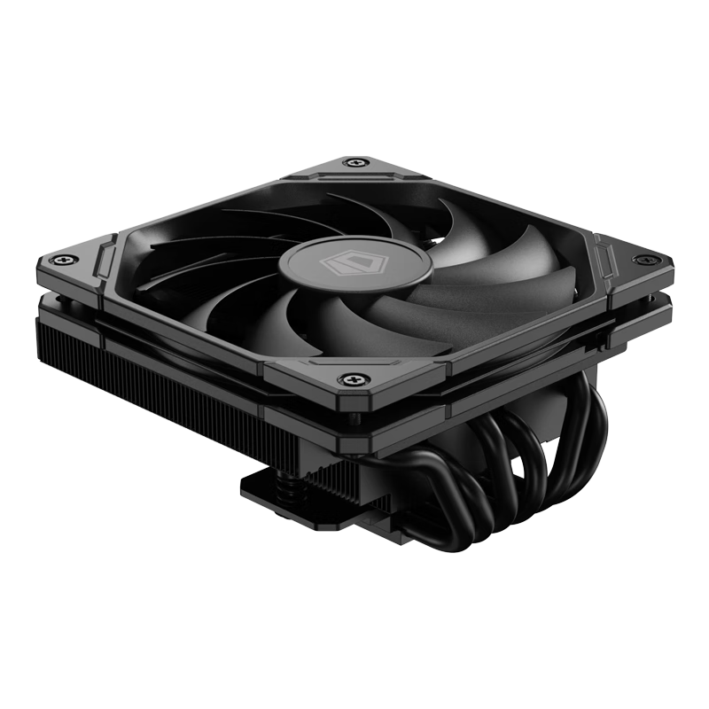 【99成新】ID-COOLING （酷凛）下压式CPU风冷散热器 6热管 67mm高 铜底 适用LGA1200/1700/AM4/AM5  IS-67-XT BLACK