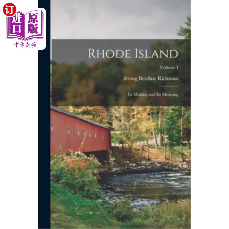 海外直订rhode island: its making and its meaning; volume i 罗德
