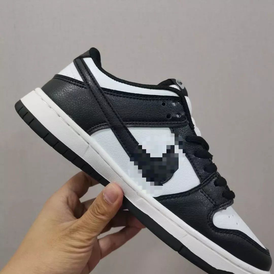 64炫酷烂aj高版本黑白熊猫低帮板鞋男鞋乔一篮球鞋a1j情侣百搭运动