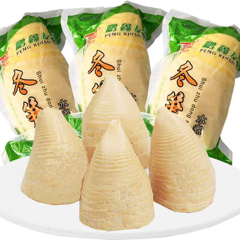 愛杰鑫野生冬筍新鮮500g竹筍現(xiàn)挖春筍冬筍水煮清水筍火鍋筍尖清水筍整箱 10袋 冬筍500g