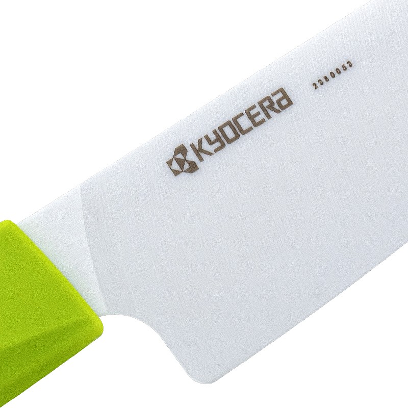 京瓷（KYOCERA）日本京瓷陶瓷刀厨房三德刀切水果刀具蔬菜刀宝宝辅食刀5.5寸 5.5寸绿色