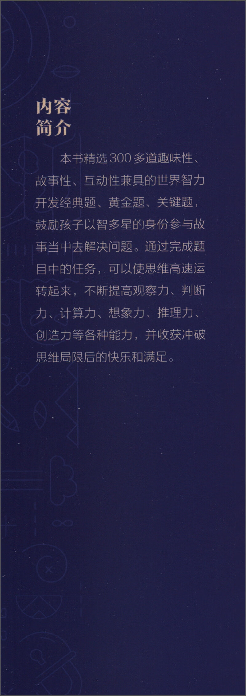 很美很美的烧脑书（全4册）世界智力开发经典题、黄金题、关键题