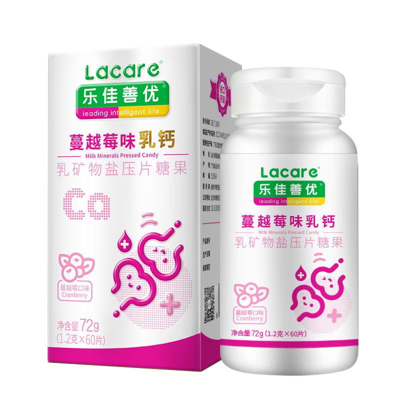 乐佳善优蔓越莓口味钙片60粒，助您健康愉悦购物|价格走势独特分析|钙价格历史记录查询