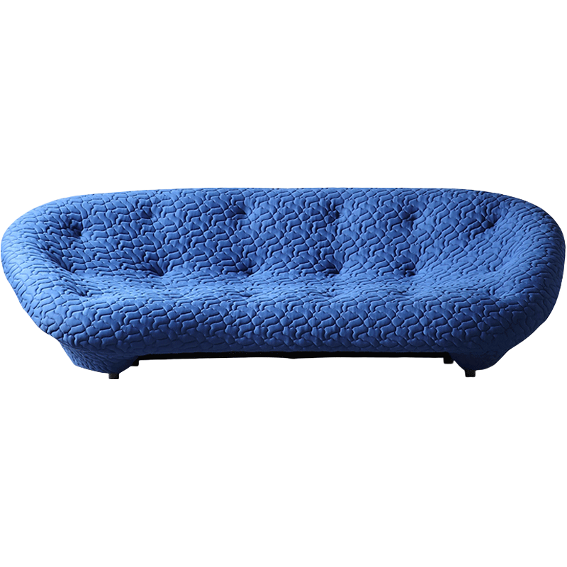 【5折】梦美斯宣 意大利轻奢布艺沙发别墅客厅意式三人位设计师侘寂风沙发 Ploum 设计师联名款【两人位】 进口3D立体布