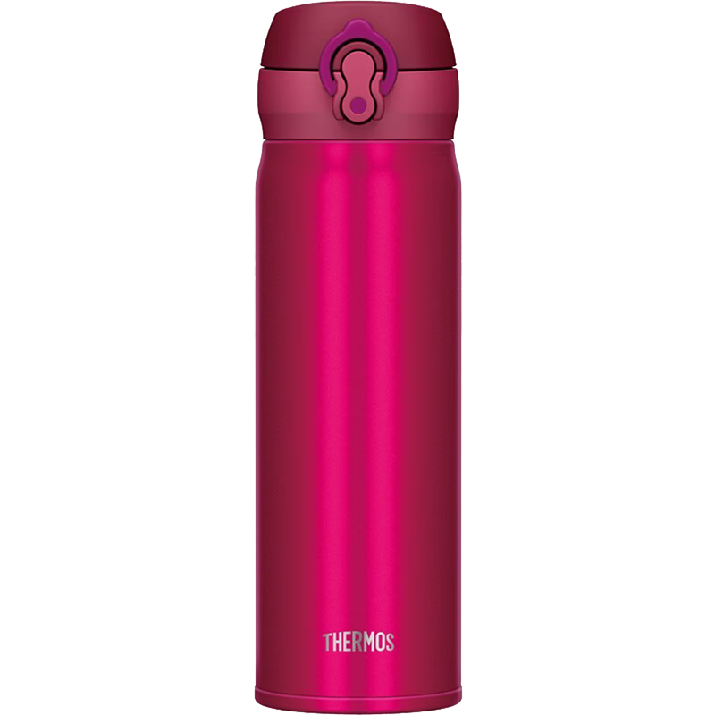 膳魔師（THERMOS）保溫杯500ml大容量男女士?jī)和＠渌佣宋绻?jié)禮物JNL-503玫瑰紅