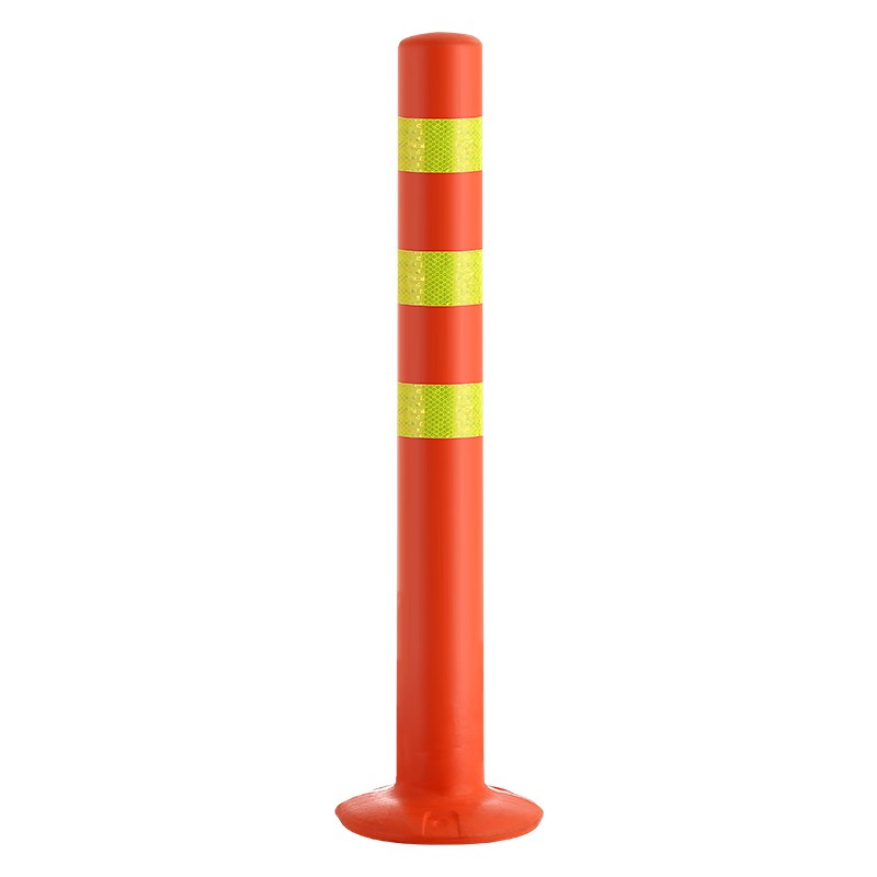援邦 塑料警示柱 弹力柱反光路锥柔性交通防撞柱隔离墩分流立柱道口