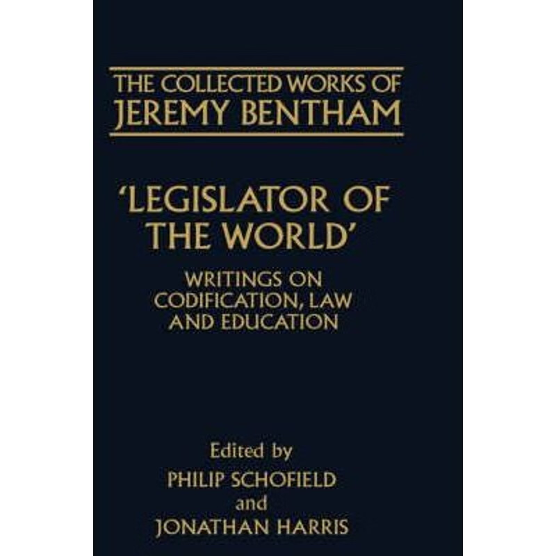 预订the collected works of jeremy bentham: legislator of the