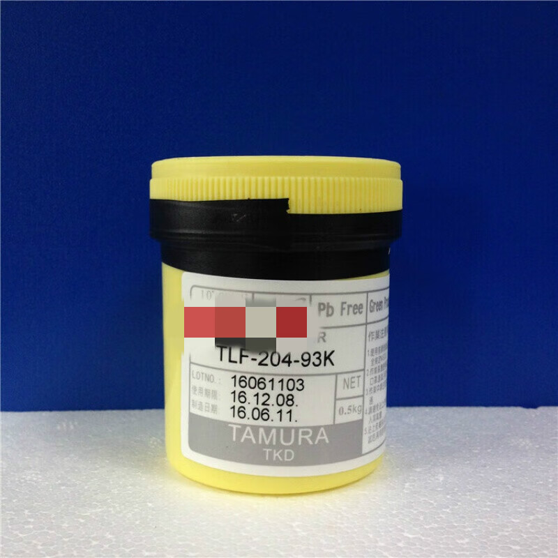 供田村锡膏tlf-204-93k/tamura无铅焊锡膏无卤锡膏含银焊锡泥