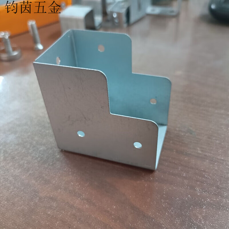 rr批发锌钢护栏百叶窗配件40x40铁包角 百叶窗外框架固定包角厂家 40
