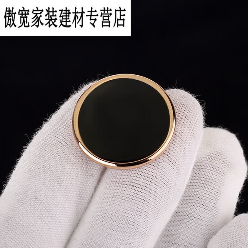 金属韩版纽扣 西装西服扣子 金色银色边黑的 金边黑色6颗 15mm 0个