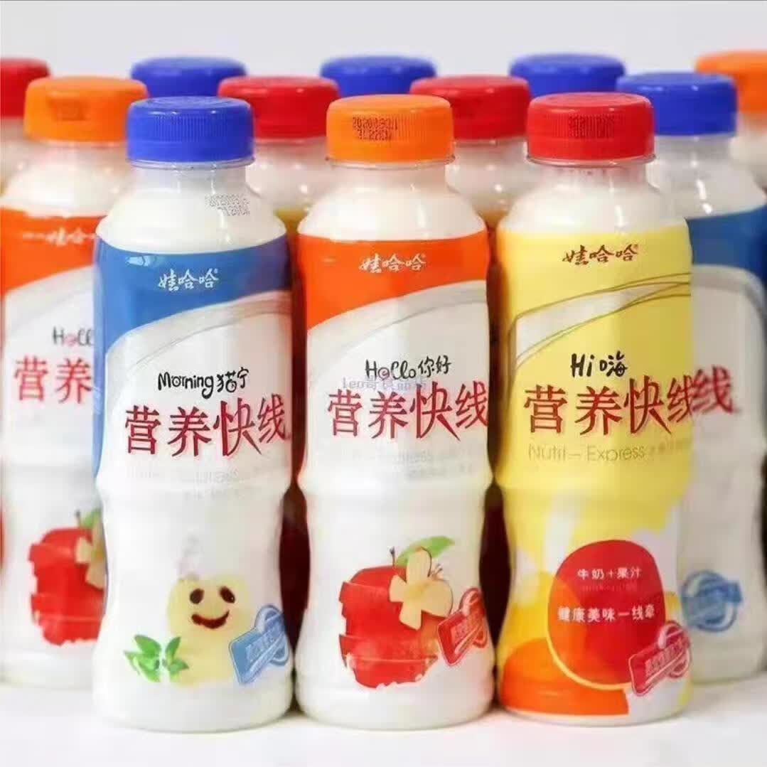 快线450g/*15瓶整箱早餐水果味饮料原味红枣味酸奶营养饮料 香蕉450ml
