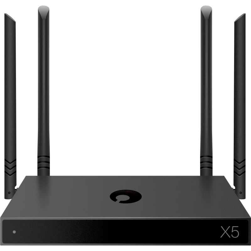 贝锐蒲公英 x5 双核千兆企业级路由器  VPN异地组网 搭建虚拟局域网 1台装 (黑色)