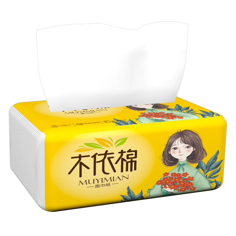 【木依棉】价格走势：高性价比中等价格4层整箱批发家用卫生纸巾购买推荐|查抽纸历史价格