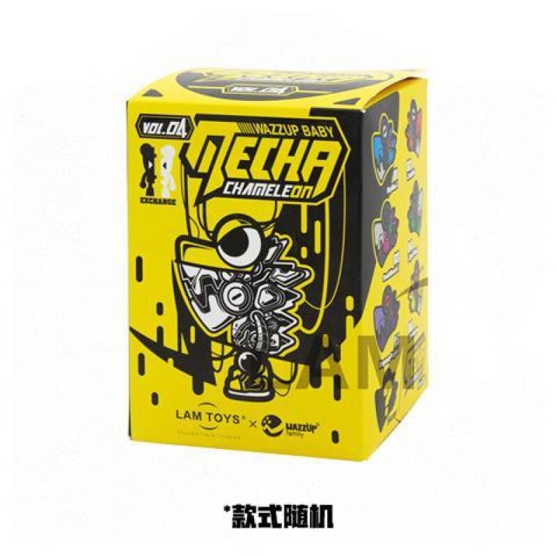 wasa变色龙盲盒4代半机械潮玩手办摆件男生礼物玩具网红 单个盲盒(6个