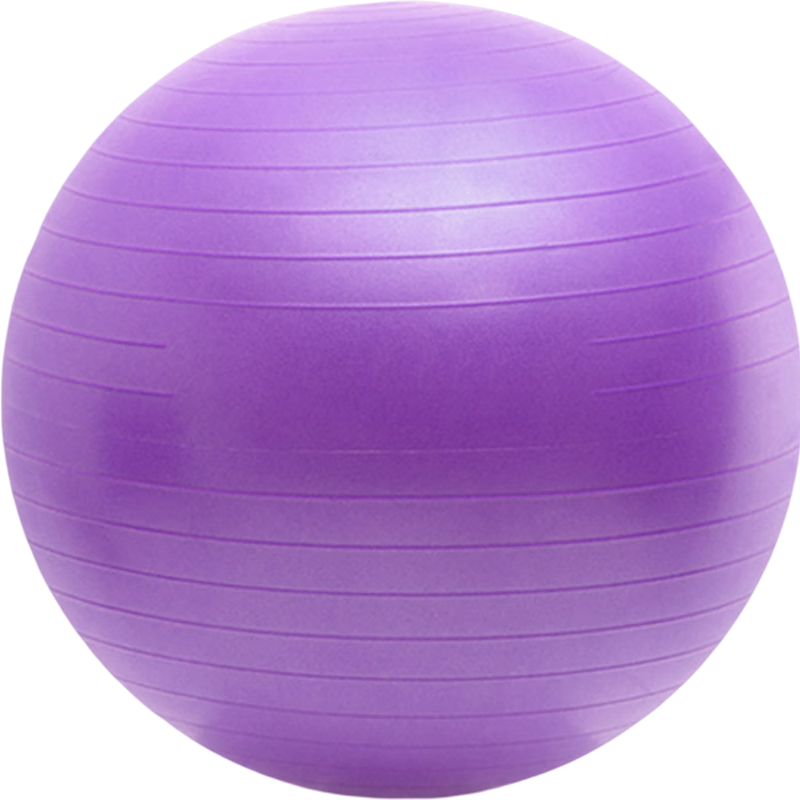 杜威克瑜伽球55cm加厚防滑健身弹力防爆材质孕妇助产 梦幻紫