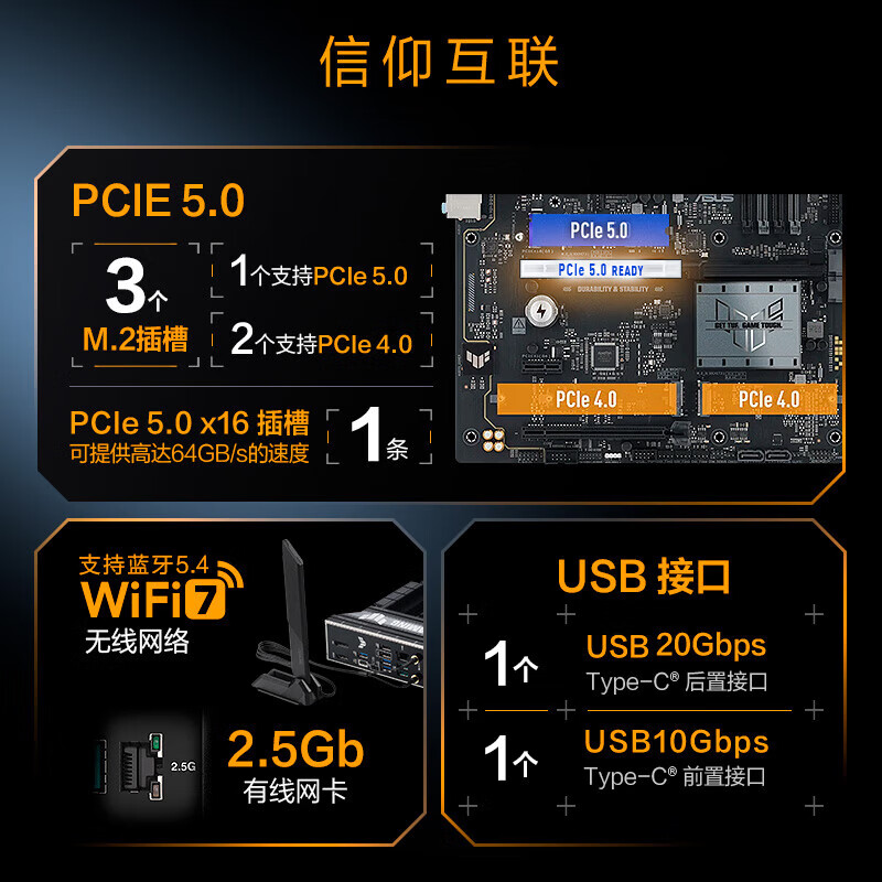 华硕 TUF GAMING B860-PLUS WIFI 图 9