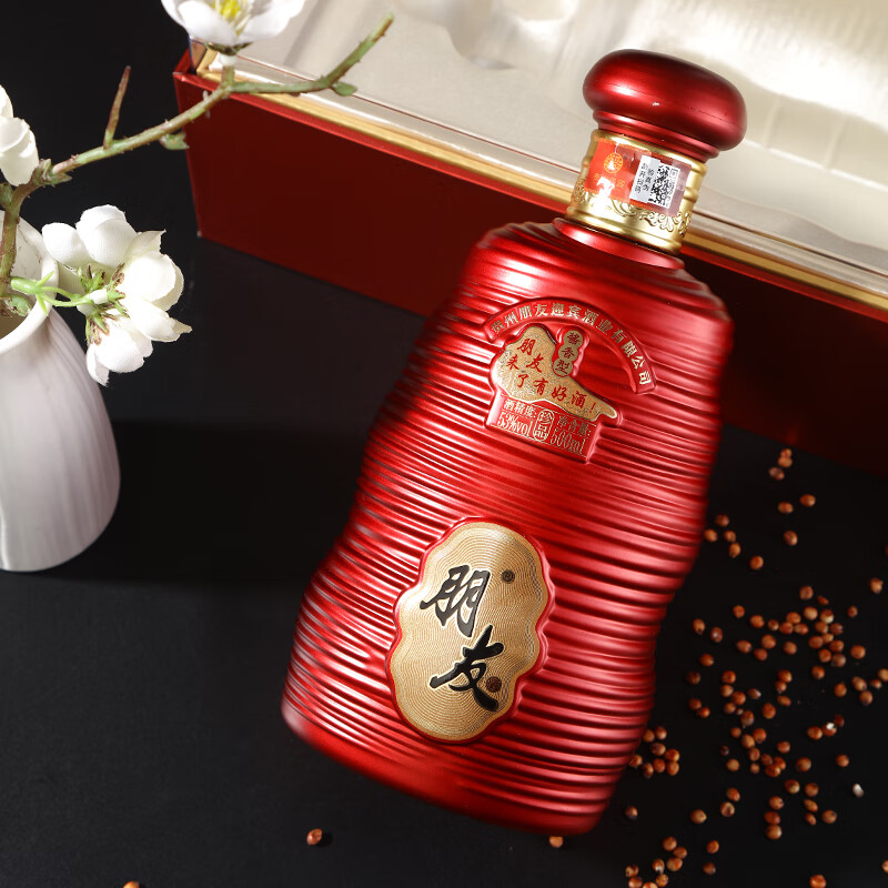 朋友 酱香型白酒 纯粮酿造 宴会送礼自饮收藏 53度 500mL 6瓶 朋友酒(珍品)整箱