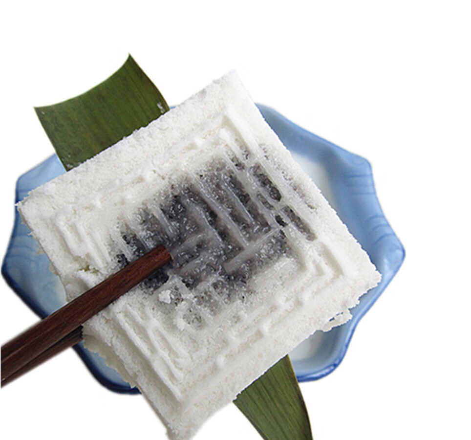 i嵊州三界大糕绍兴特产印糕豆沙米糕糯叽叽早餐点心传统手工蒸米糕