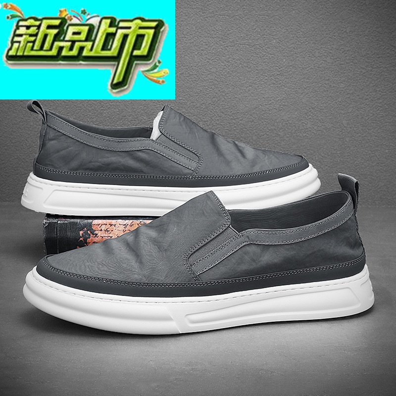 麦迪传奇厚底透气男装布鞋夏季防臭男土休闲鞋四季韩版男款板鞋无鞋带