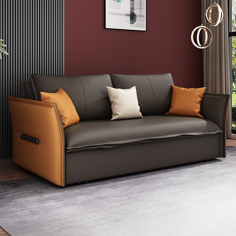 奥洛舒可折叠沙发床两用客厅多功能抽拉式小户型单双人科技布网红