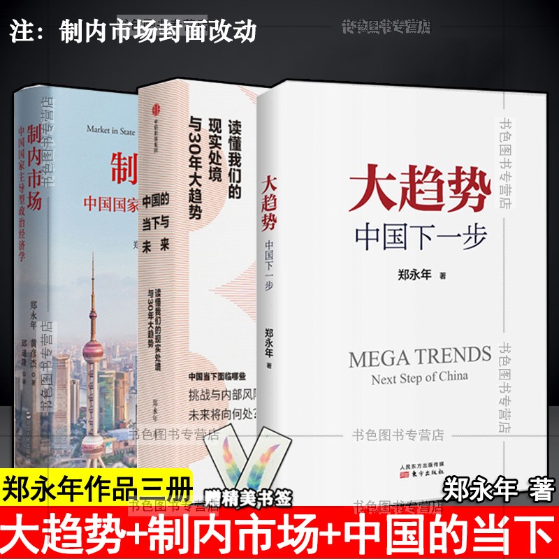全三册】制内市场+大趋势中国下一步+中国的当下与未来 郑永年 著 郑永年论中国正版