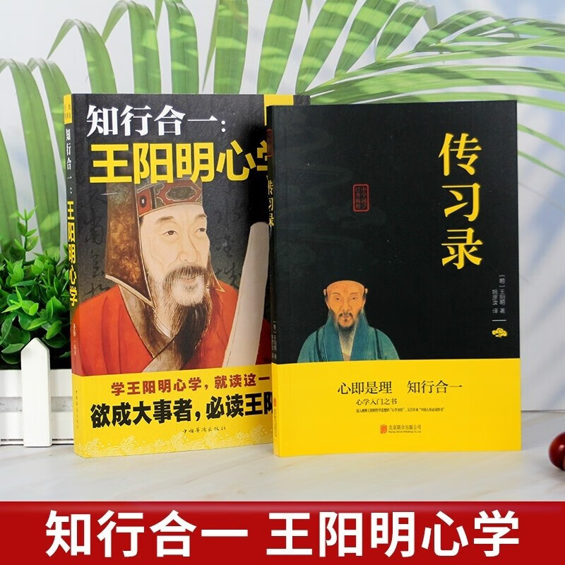 知行合一王阳明心学+传习录（全2册）胜天半子阳谋 人定胜天 做事与成事的权衡博弈之道 分寸悟道天详情图