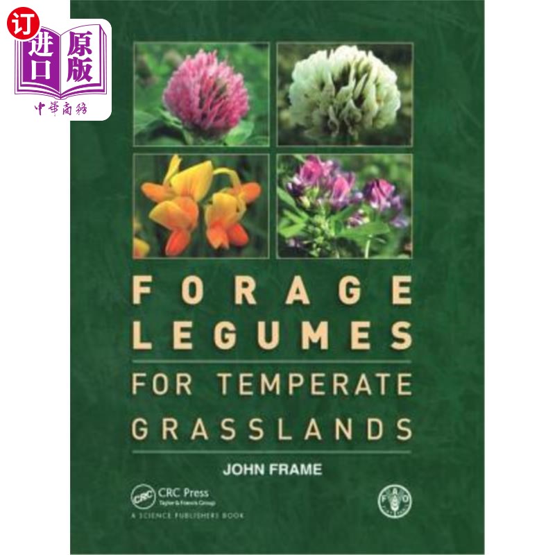 海外直订forage legumes for temperate grasslands 温带草原的豆科