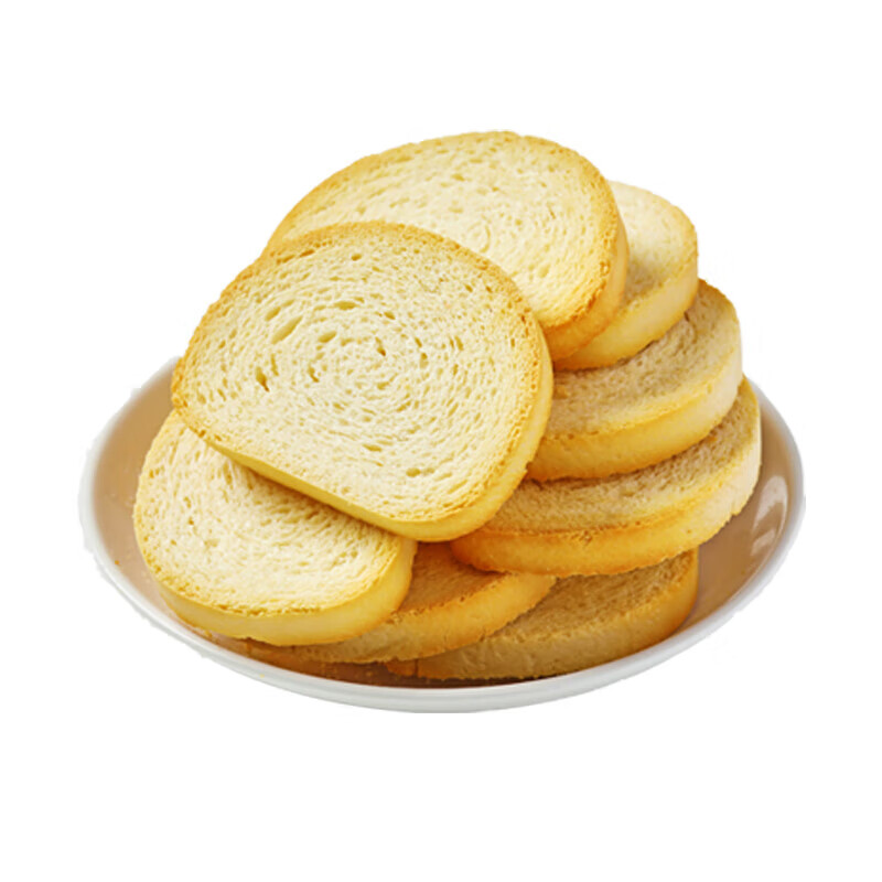 兆辉原味纯馍片900g整箱装 烤馍片独立包装馒头片早餐饼干休闲零食