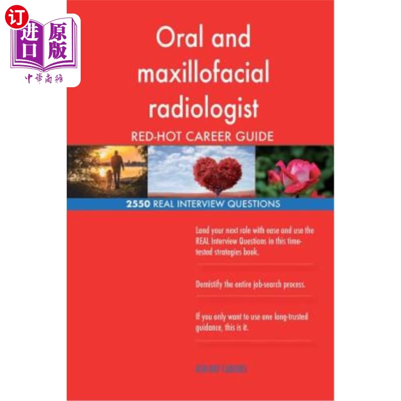 海外直订oral and maxillofacial radiologist red-hot career; 2550