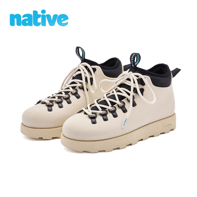 native【明星同款】秋冬Fitzsimmons3.0亲子户外欧包靴时尚马丁靴厚底靴 燕麦奶|米白 40