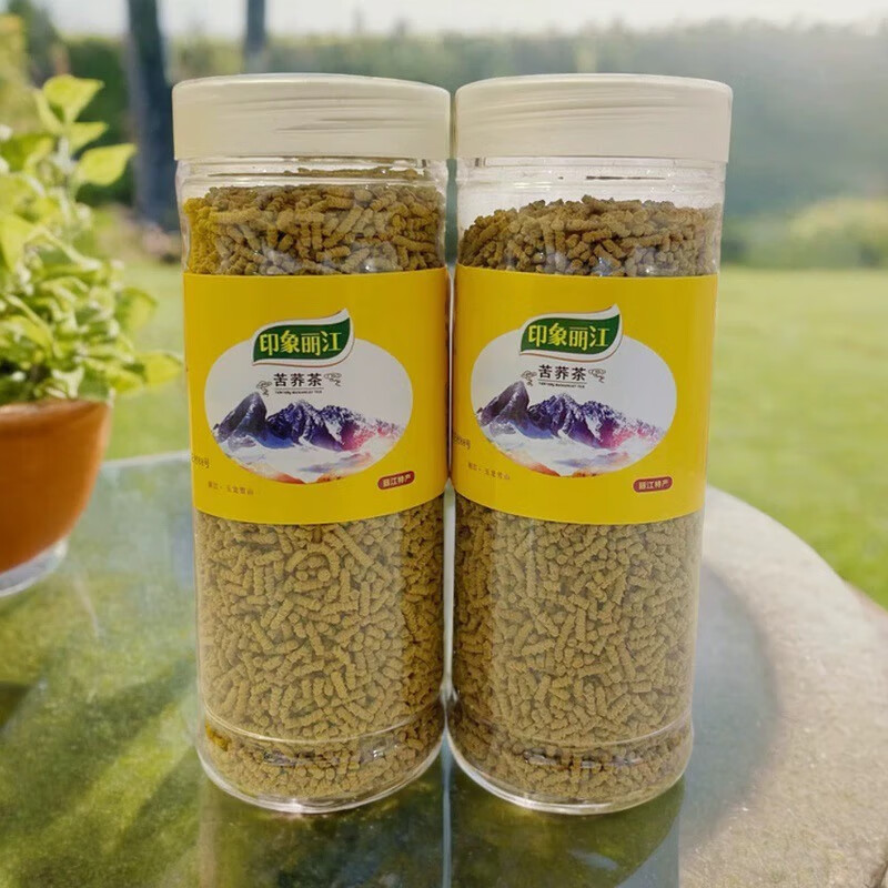 新款6瓶印象麗江苦蕎茶云南特產(chǎn)禮盒休閑飲品餐廳同款茶茉莉菊花 印象麗江苦蕎茶2瓶
