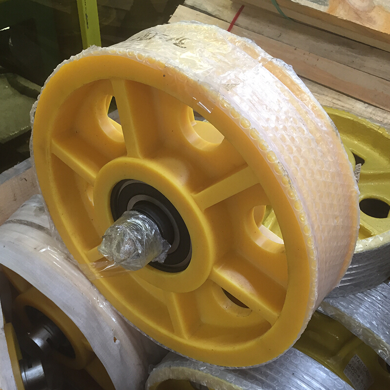 电梯导向轮轿顶对重轮反返绳轮适用于日立通力奥的斯康力永大