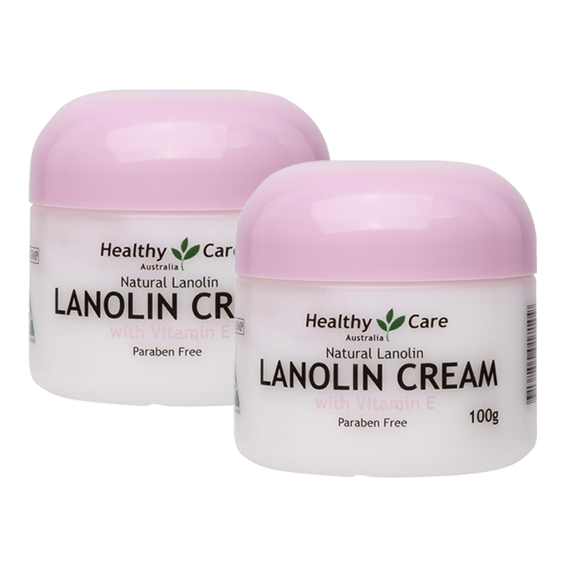 healthy care 绵羊油ve面霜补水保湿滋润 澳洲进口维生素e配方润肤霜