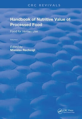 预订 handbook of nutritive value of processed food