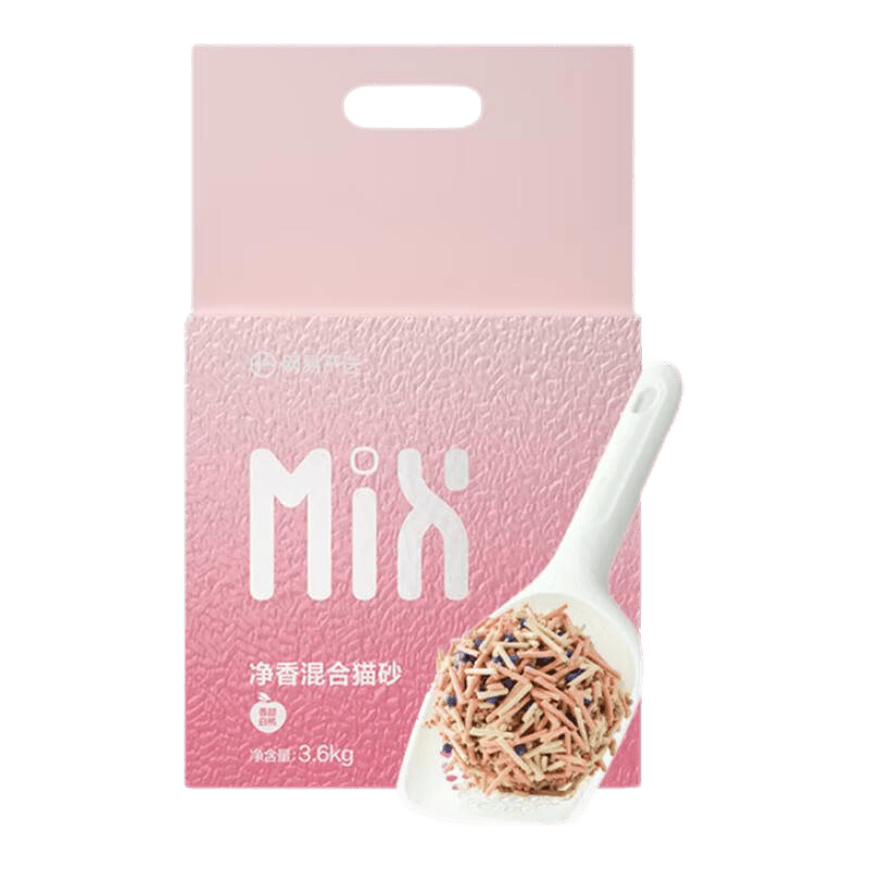 网易严选净香猫砂 净味除臭清新白桃吸水高效结团 瞬吸无尘猫砂 猫咪用品 【清新白桃】净香猫砂 2.5kg*1袋