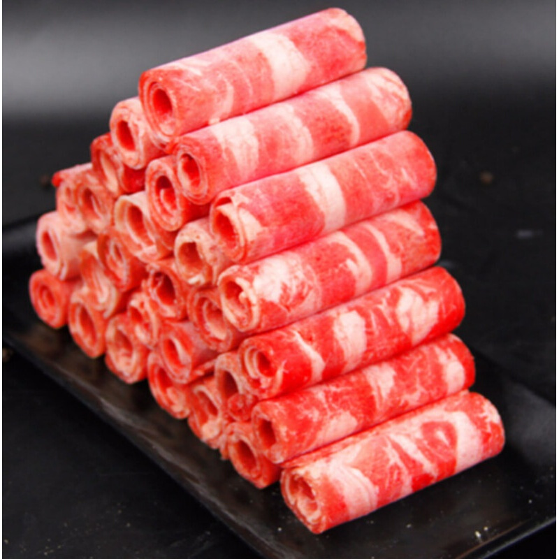 伯贤 肥牛卷涮烤火锅食材配菜新鲜雪花牛肉卷片4斤装