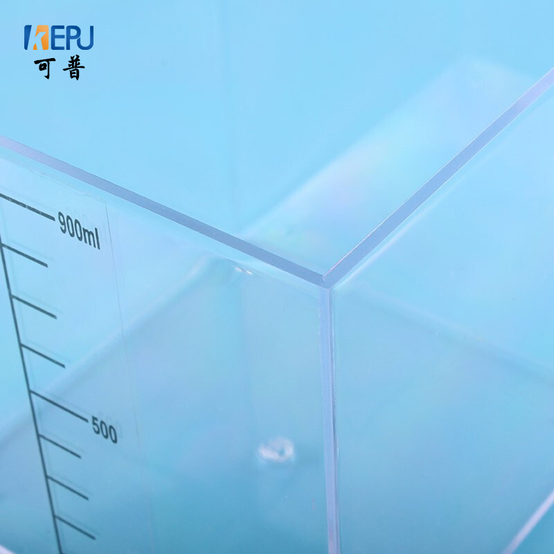 可普 数学体积容量演示器1立方分米透明正方体多个1立方厘米小学数学单位教具演示仪器 容量单位演示器套装1