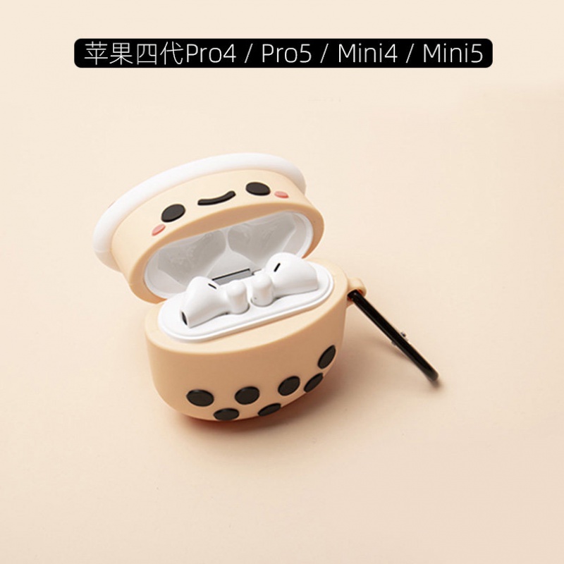 捷威丘 苹果pro4保护套air pro4无线蓝牙耳机套华强北mini4硅胶软壳