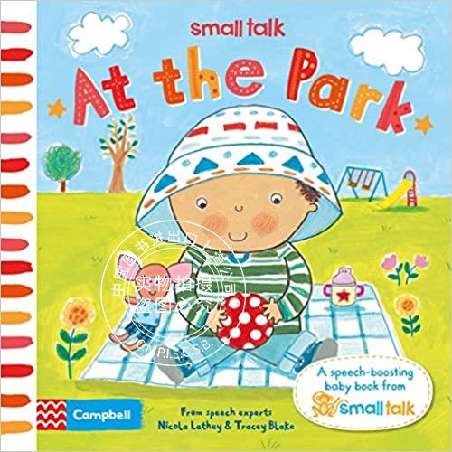 现货 small talk: at the park 英文原版 儿童绘本故事