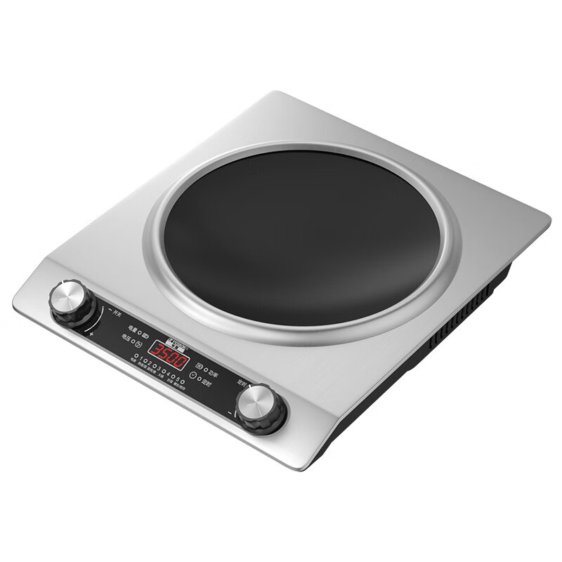 厂家批发正品凹面旋钮猛火大功率3500w家用爆炒超薄电磁炉 半球长面贴