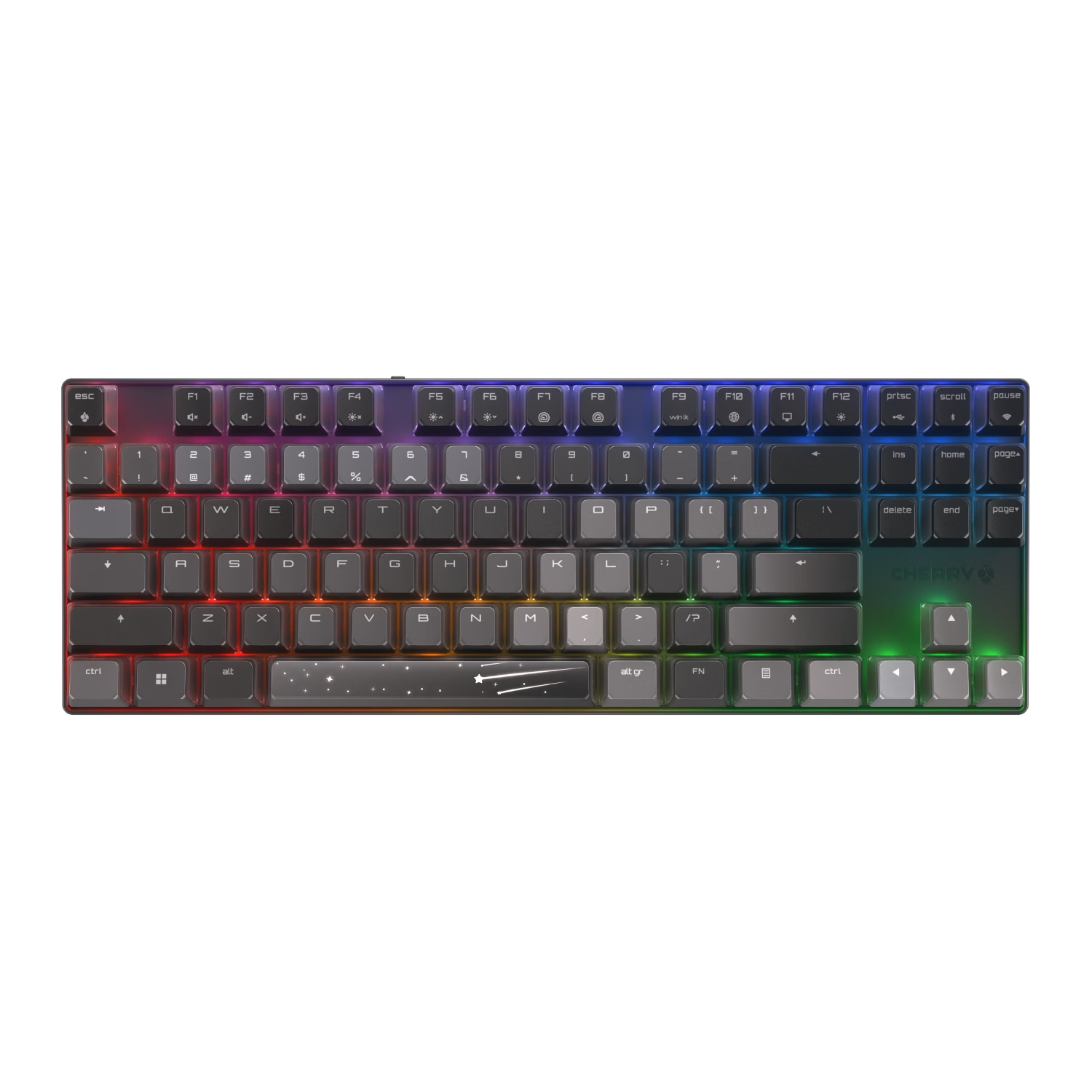 CHERRYӣ�� MX8.2Xaga���߼��� ������ģ�羺��Ϸ�칫��е���� ��͸PBT��ñ���ƻ����̼���MACϵͳ 1169.1Ԫ(������)