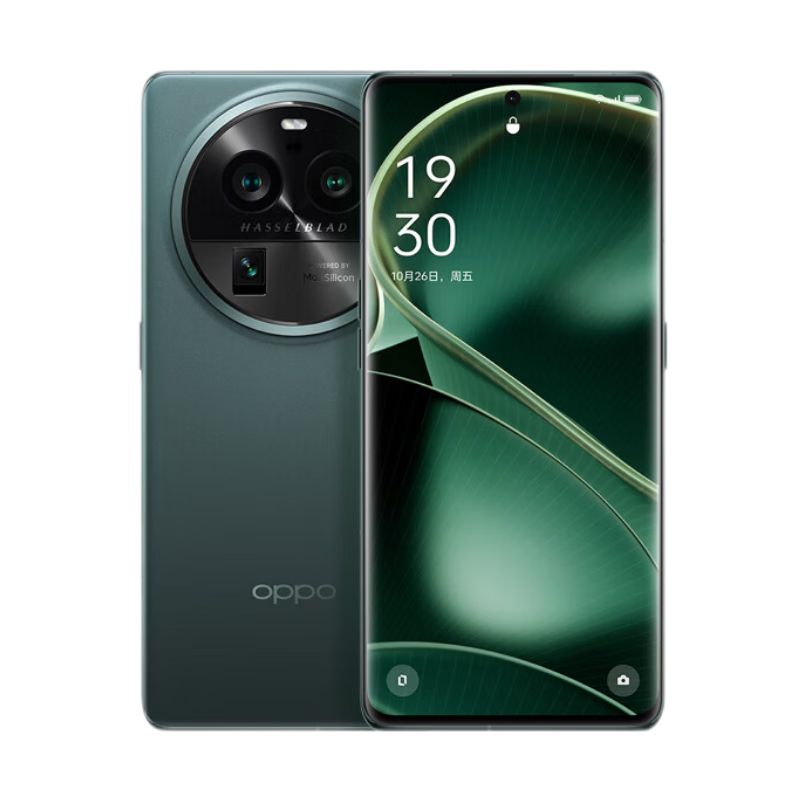 OPPO手机 Find X6 Pro 12GB+256GB 飞泉绿 超光影三主摄 哈苏影像 100W闪充 第二代骁龙8 5G拍照AI手机