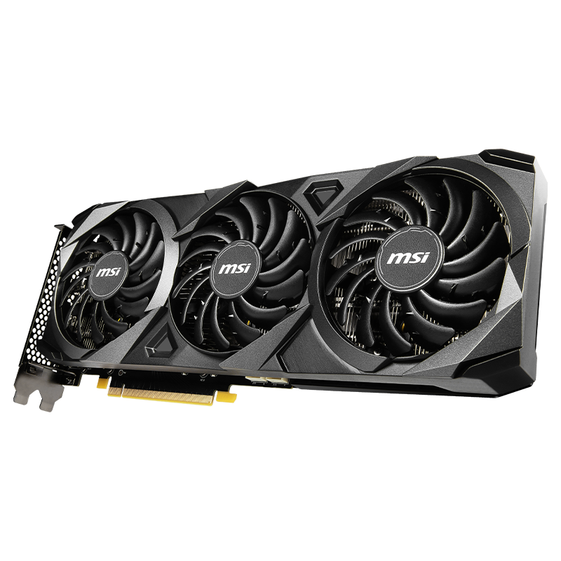 MSI 微星 GeForce RTX 3060 VENTUS 3X 12G OC 显卡 12GB 黑色