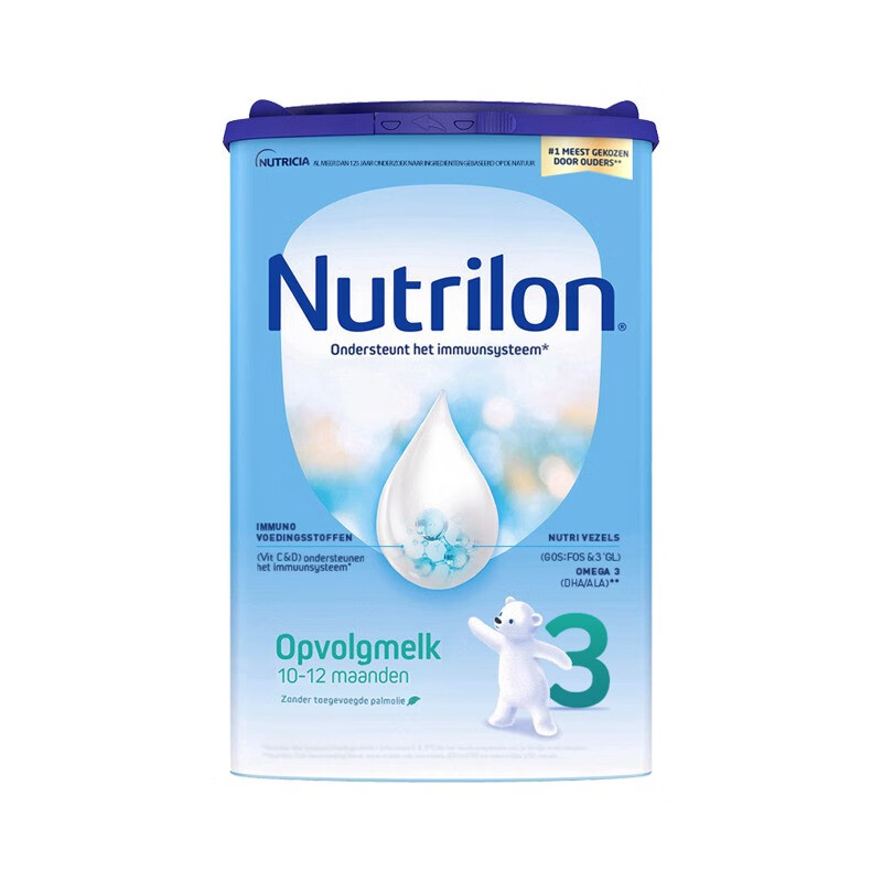 荷兰牛栏（Nutrilon）Nutrilon 诺优能牛栏婴幼儿配方牛奶粉原装进口单罐装 3段（10-12月）效期24-8