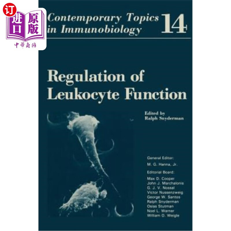 海外直订医药图书regulation of leukocyte function 白细胞功能的