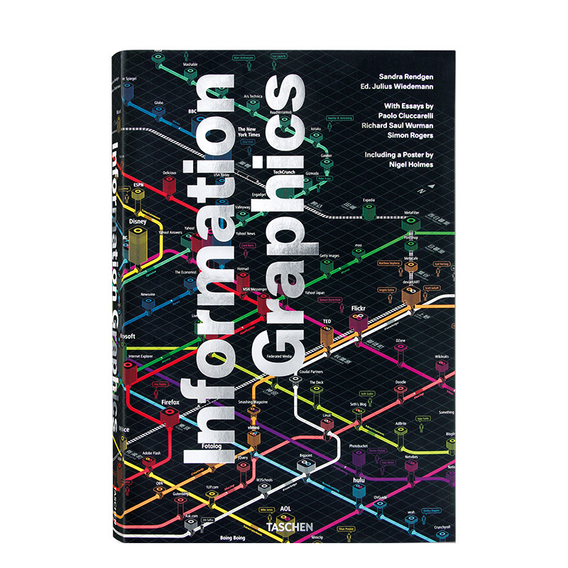 【预订】informationgraphics信息图表平面设计视觉传达英文原版