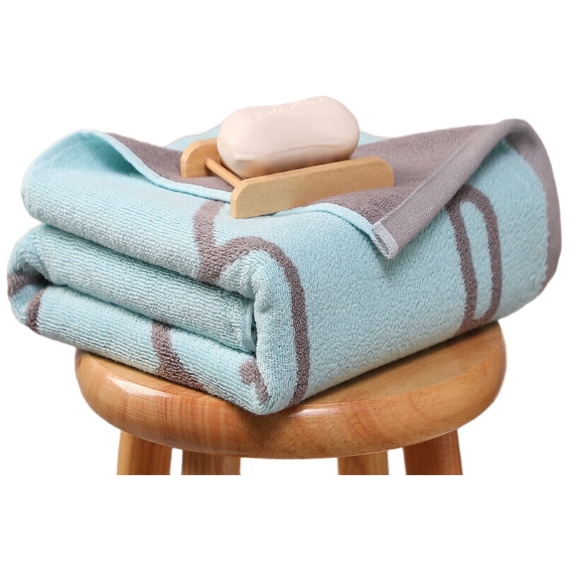 百亿补贴：金号浴巾 3A抗菌A类全棉米菲舒适加厚强吸水大浴巾140*75cm 475g兰色 58.5元(含国补)